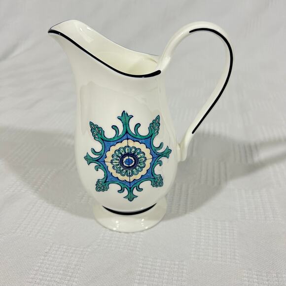 Lenox Mediterra Collection Creamer Chuck Fischer Discontinued 7 1/8 " Tall - Picture 2 of 12